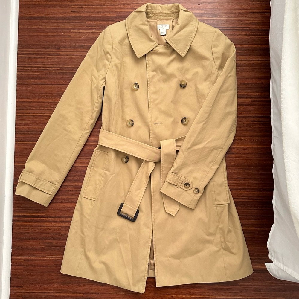 Never Worn! J. Crew Trench Coat